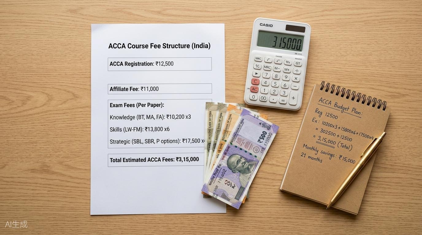 ACCA Course Fees in India 2026: Total Cost Breakdown