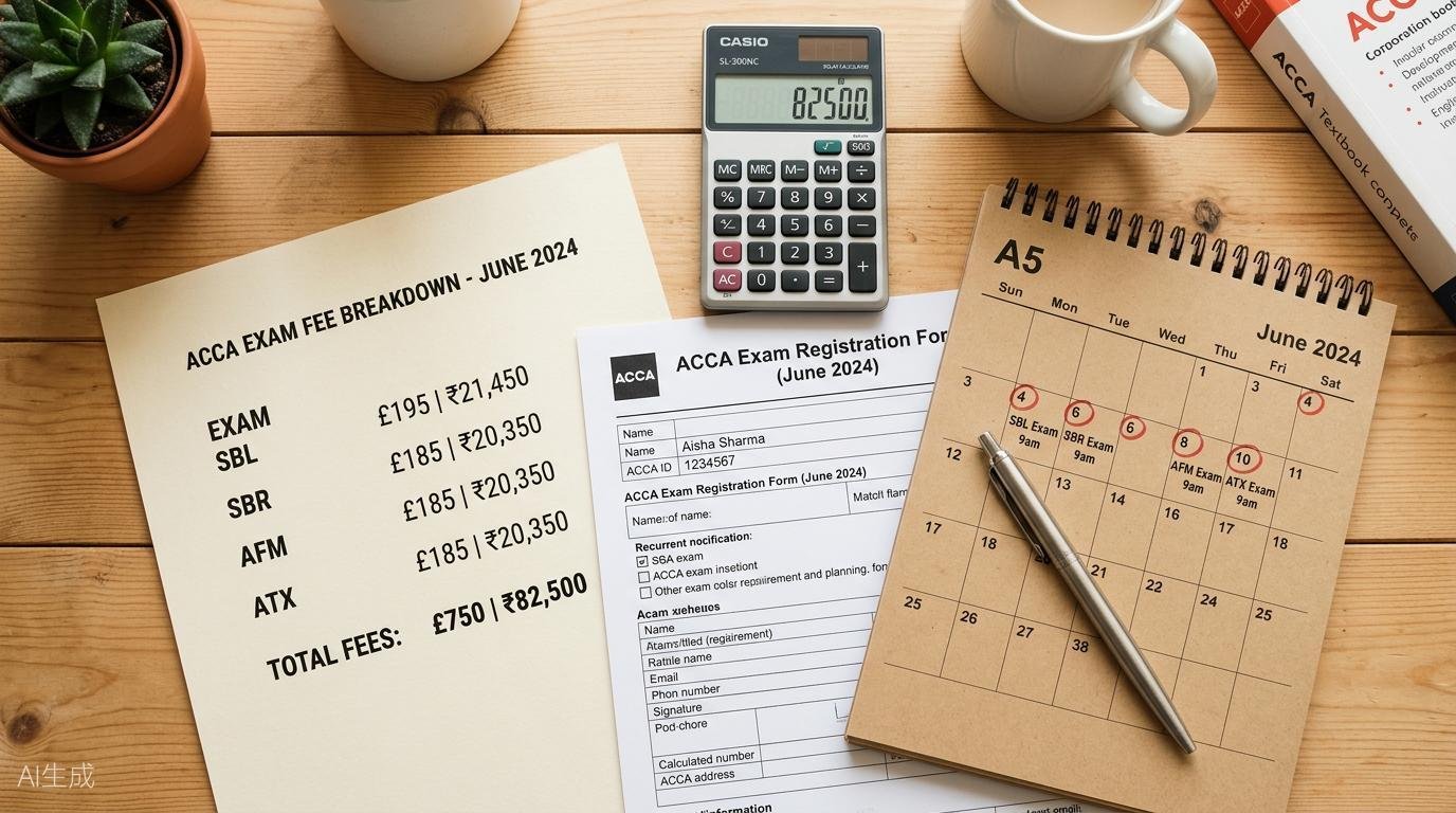 ACCA Exam Fees 2026: Per Paper Cost in GBP & INR